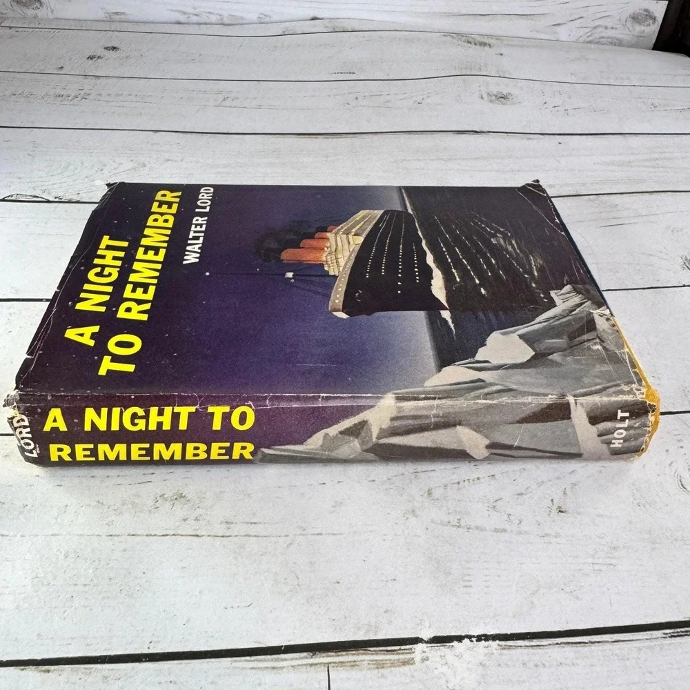 A Night to Remember Walter Lord 1955 First Edition Titanic History Henry Holt